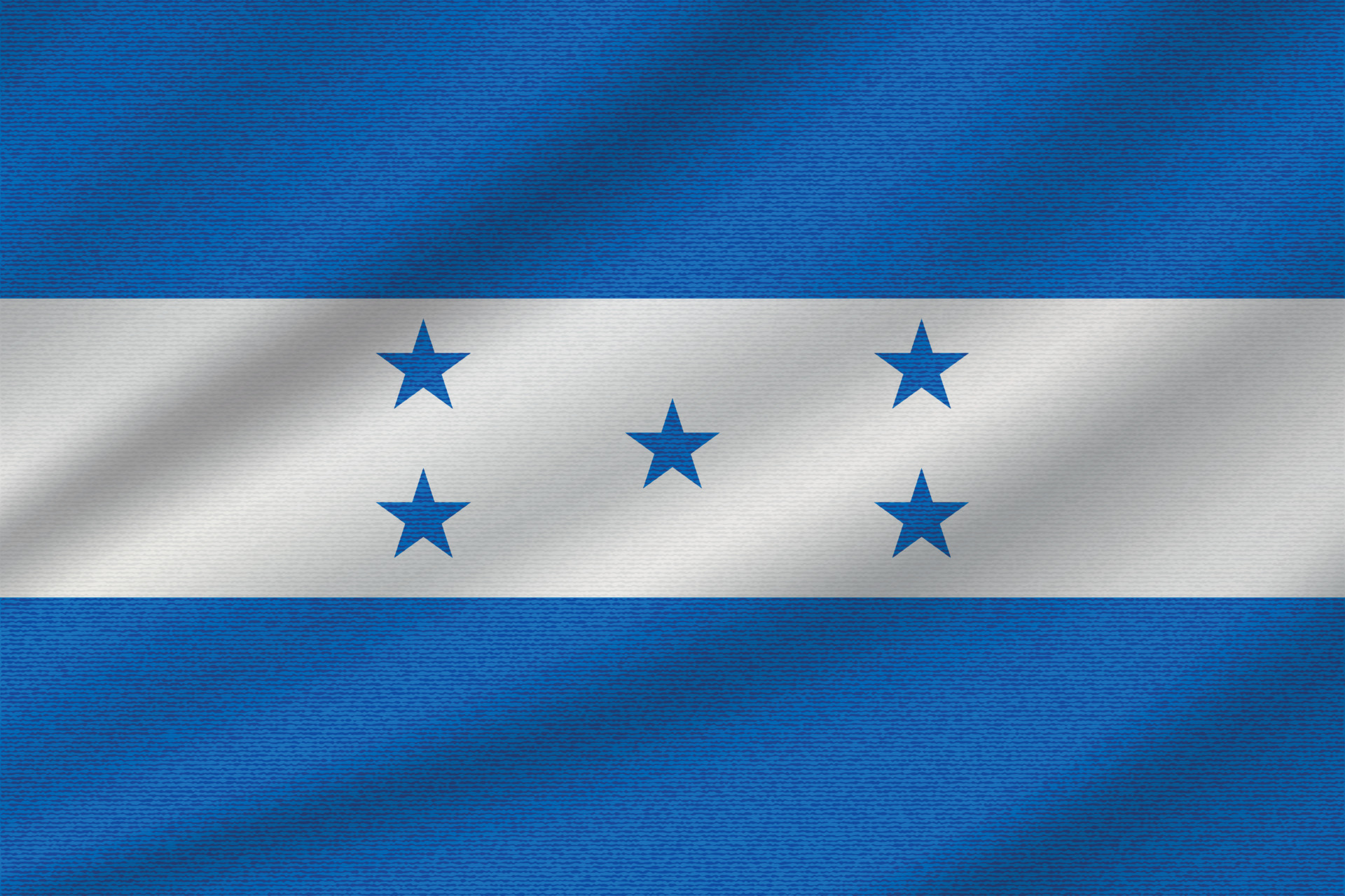 national flag of honduras vector
