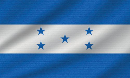 national flag of honduras vector